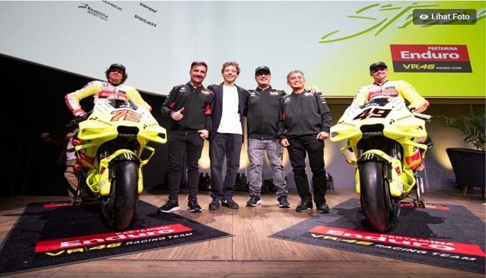 Pertamina Enduro VR46 Resmi Jadi Tim Satelit Utama Ducati